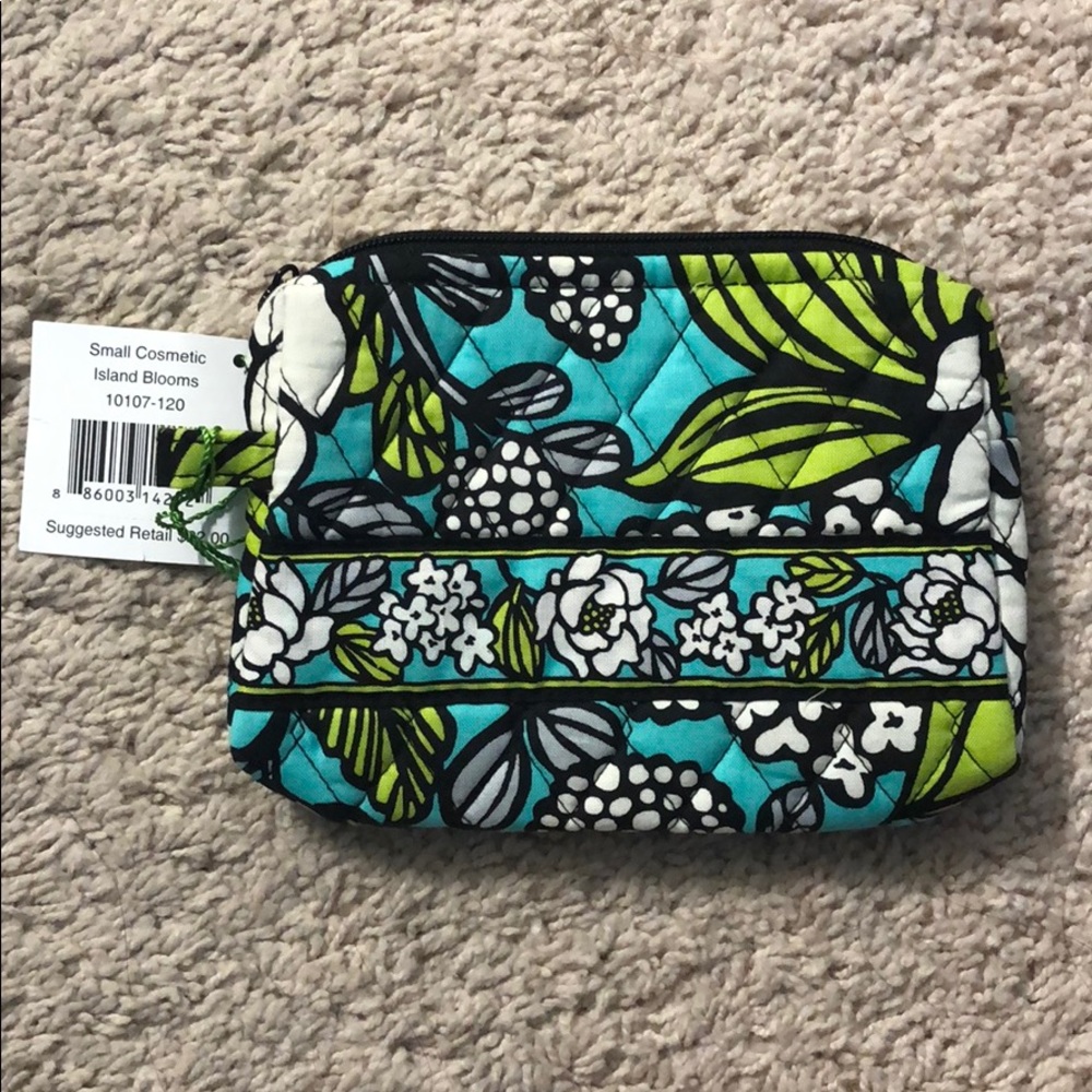 NEW Vera Bradley Cosmetic Bag Island Blooms
